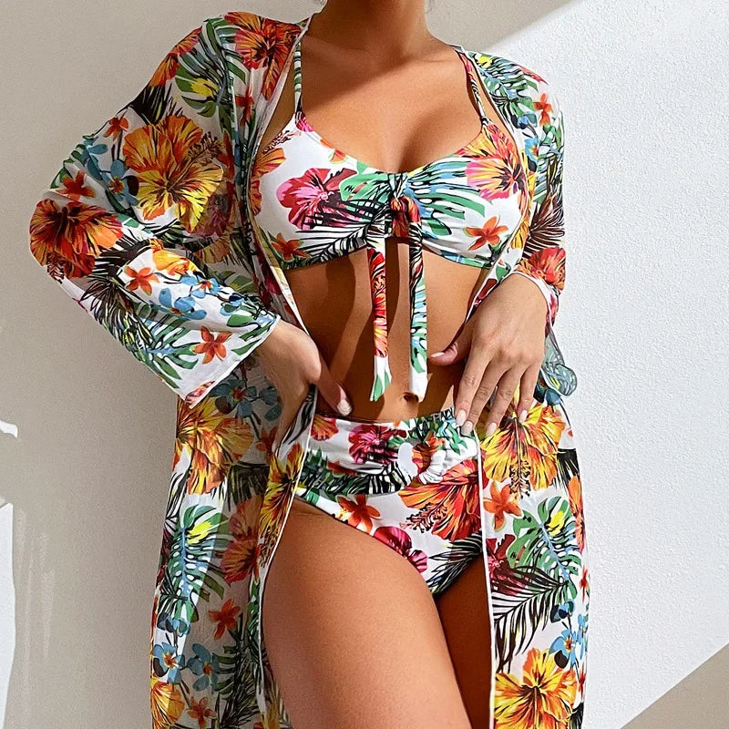 Women's Beach Bikinis Three Pieces Bikini Set - Empire P.E