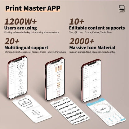 M110 Label Printer Mini Printer Portable - Empire P.E