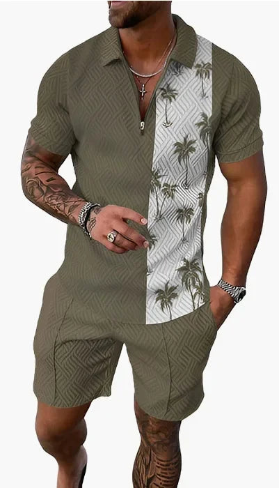 Men's Summer suit Polo Tracksuit Set - Empire P.E