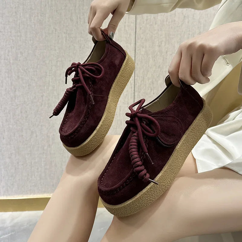 Retro Casual Suede Leather Loafers