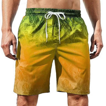 Men's 3D Print Graffiti Art Pattern Beach Shorts