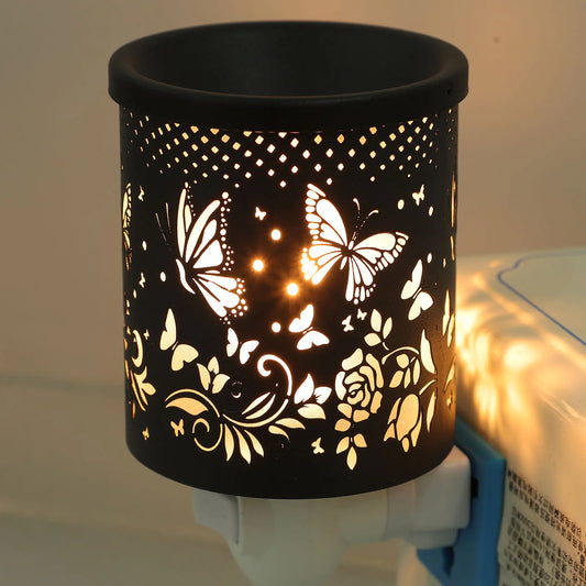 Metal Plug In Wax Warmer Electric Burner Scented Oil Night Lamp