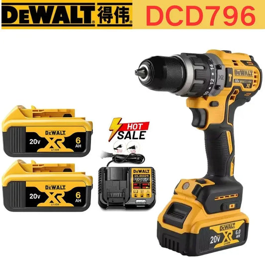 100% Genuine Dewalt 20V Battery, 2AH 5AH 6AH Rechargeable Lithium Ion Battery, Dewalt DCD796 Power Tool Replacement Battery - Empire P.E