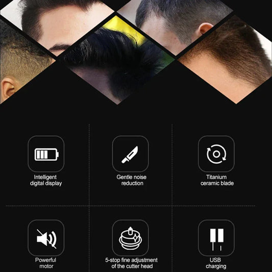 Electric Hair Clipper Wireless Professional Trimmer - Empire P.E