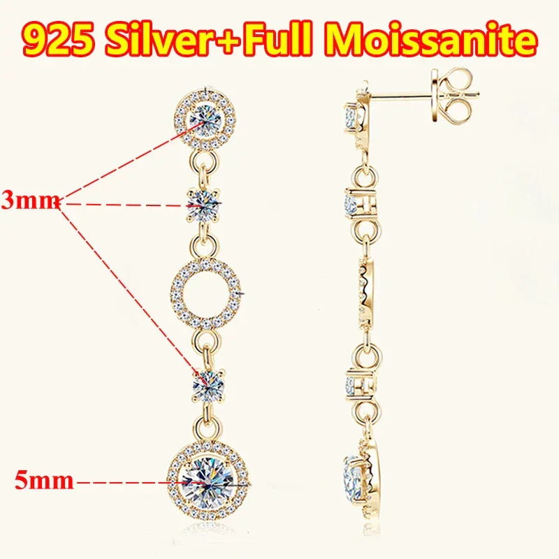 Moissanite Stud Earrings for Women - Empire P.E