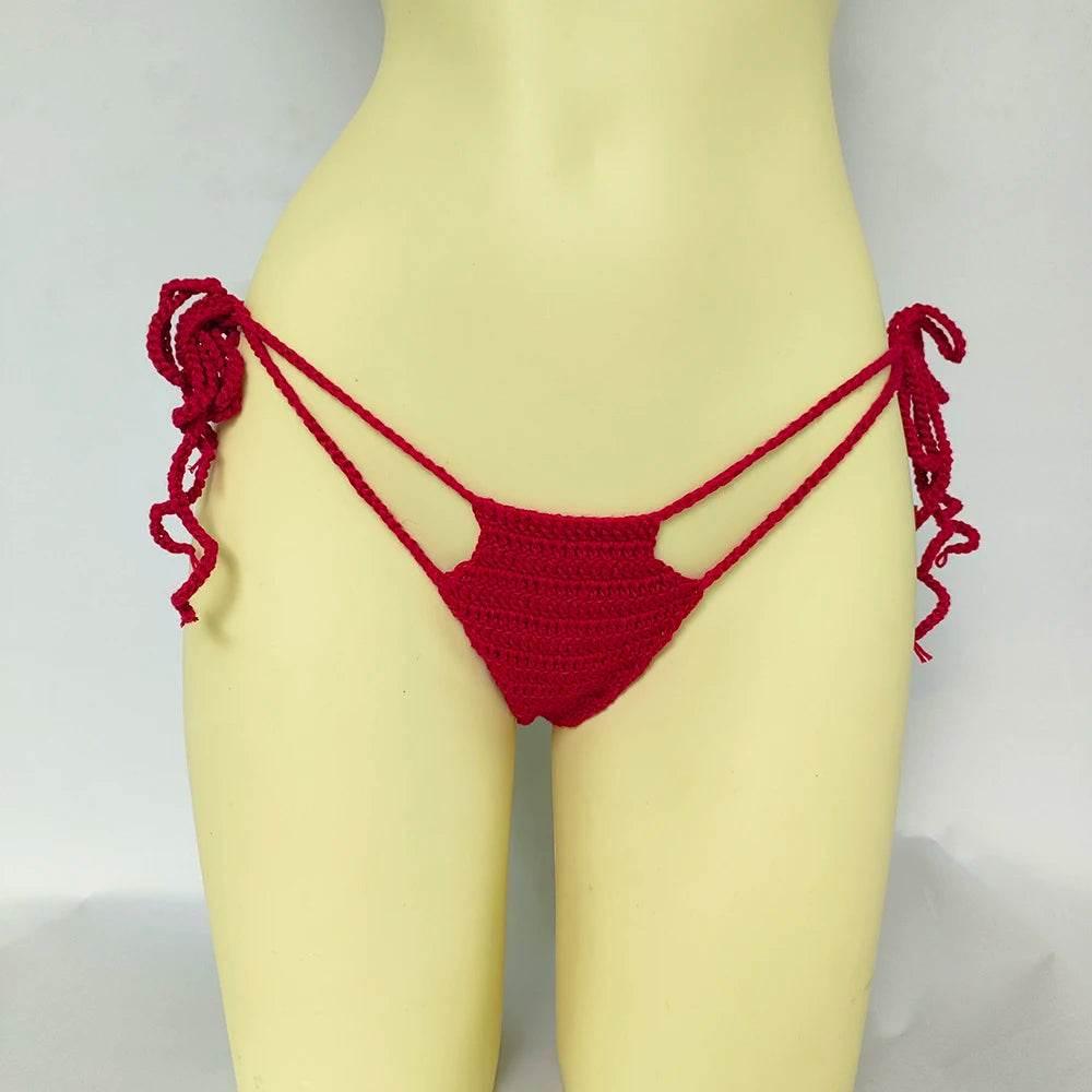 Women Micro Bikini Cotton Thong Swimsuit 2024 Beach Spa Sexy Bikini Set Swimming Suit - Empire P.E