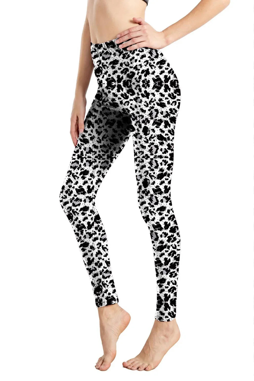 Leopard Leggings Printed High Waist - Empire P.E