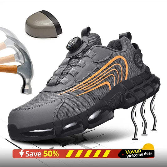Construction Site Lightweight Safety Shoes Men Steel Toe - Empire P.E