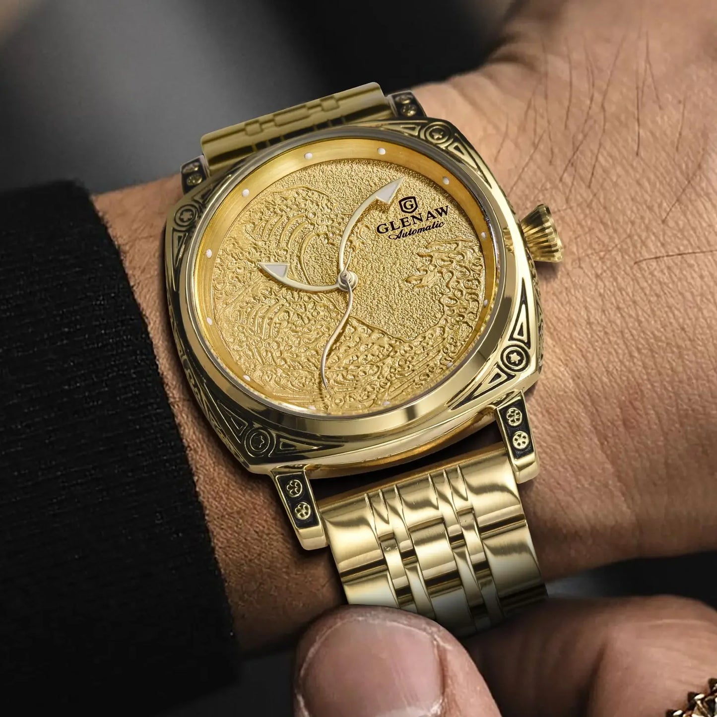 Luxury Fashion Business  Gold Watch