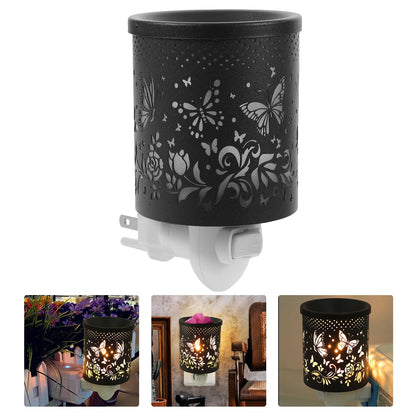 Metal Plug In Wax Warmer Electric Burner Scented Oil Night Lamp