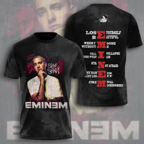 2025 New Men's T-shirt Popular Rapper Eminem 3D Printed t shirts Men/Women Hip Hop Street Tee Loose Casual Top Trend Man Clothes - Empire P.E