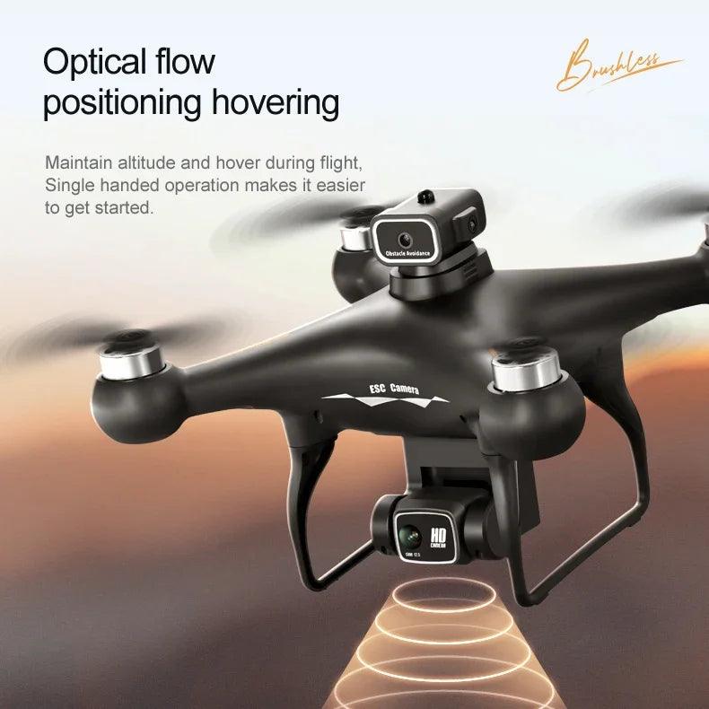 S116MAX 8K HD Drone Dual Camera 3 Batteries Optical Flow 360° Obstacle Avoidance WiFi FPV RC Quadcopter - Empire P.E