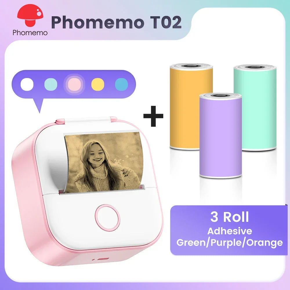 Pocket Printer Mini Portable Label Maker Self-adhesive - Empire P.E