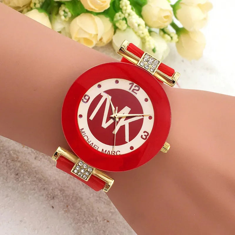 Womens Wristwatch Fashion Silicone Luxury