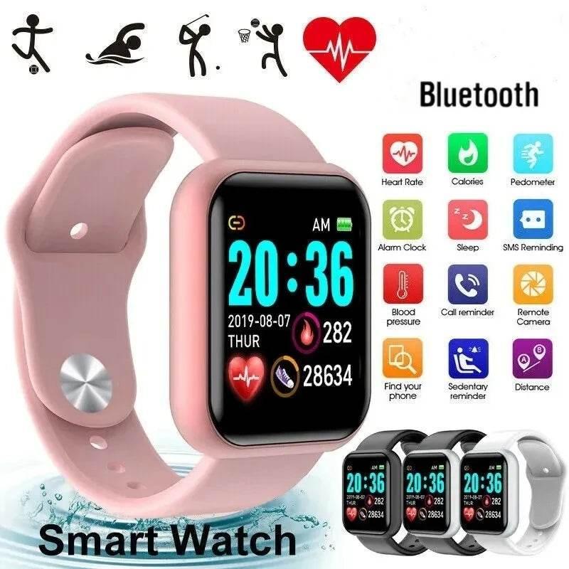 Smart Watch For Women & Men Wristwatch Bluetooth Connected - Empire P.E