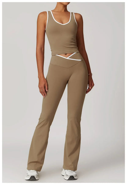 2PCS Yoga Set Women Tracksuit - Empire P.E