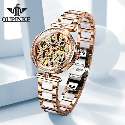 Automatic Diamond Watch for Women - Empire P.E