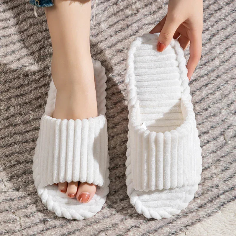 Men's open Toed Slippers Autumn and Winter Indoor Anti slip - Empire P.E