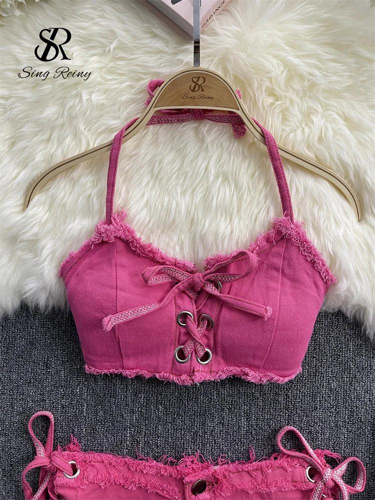 Women Bikini Denim Suits - Empire P.E