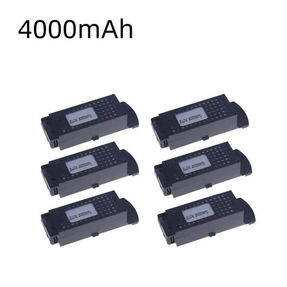 Q6 S6 G6 T6 K5 Battery 3.7V 4000mAh for G6 S6 8K RC Quadcopter Spare Parts For G6 Pro Rechargeable Lipo Battery - Empire P.E