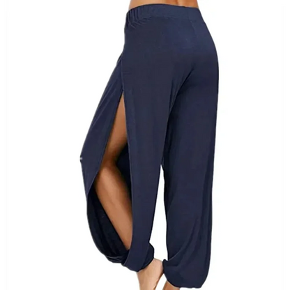 Women's Fashion Yoga High Waisted Slit Pants