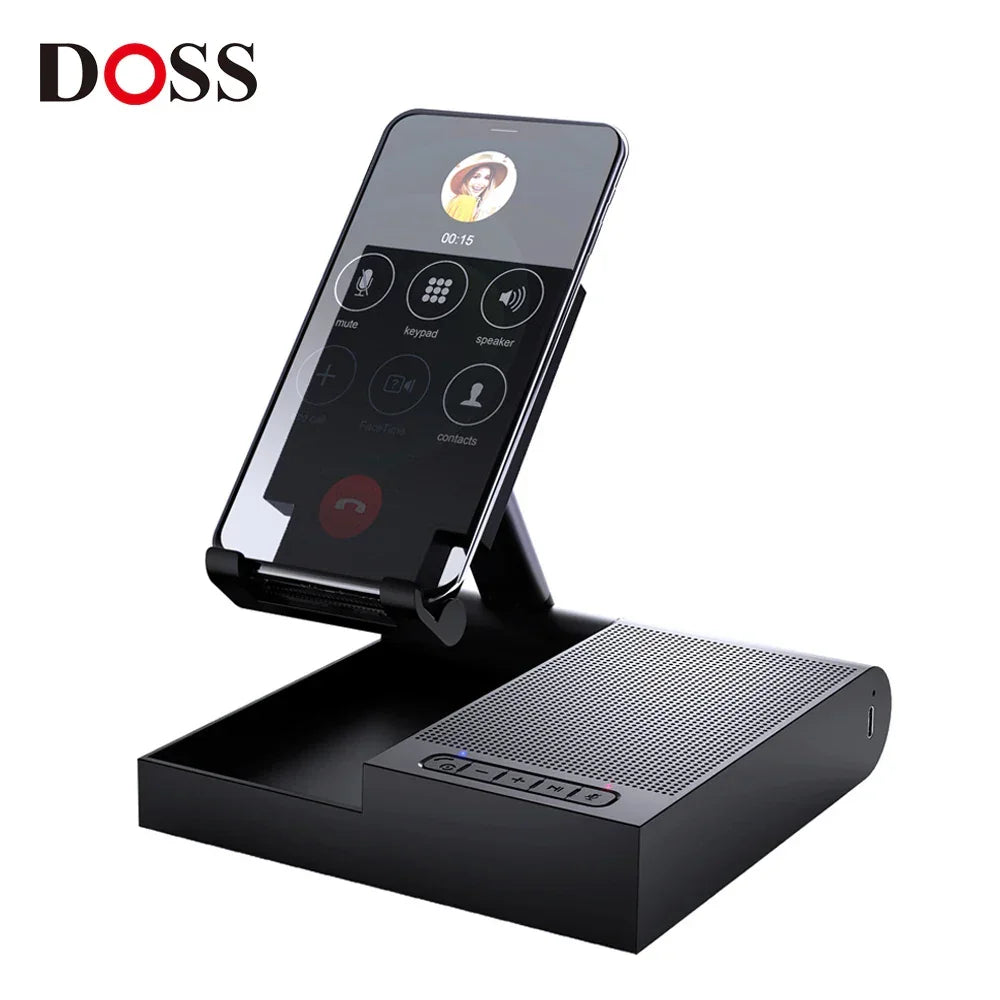 DOSS Wireless Bluetooth Speaker Cell Phone Stand 15W Wireless Charger