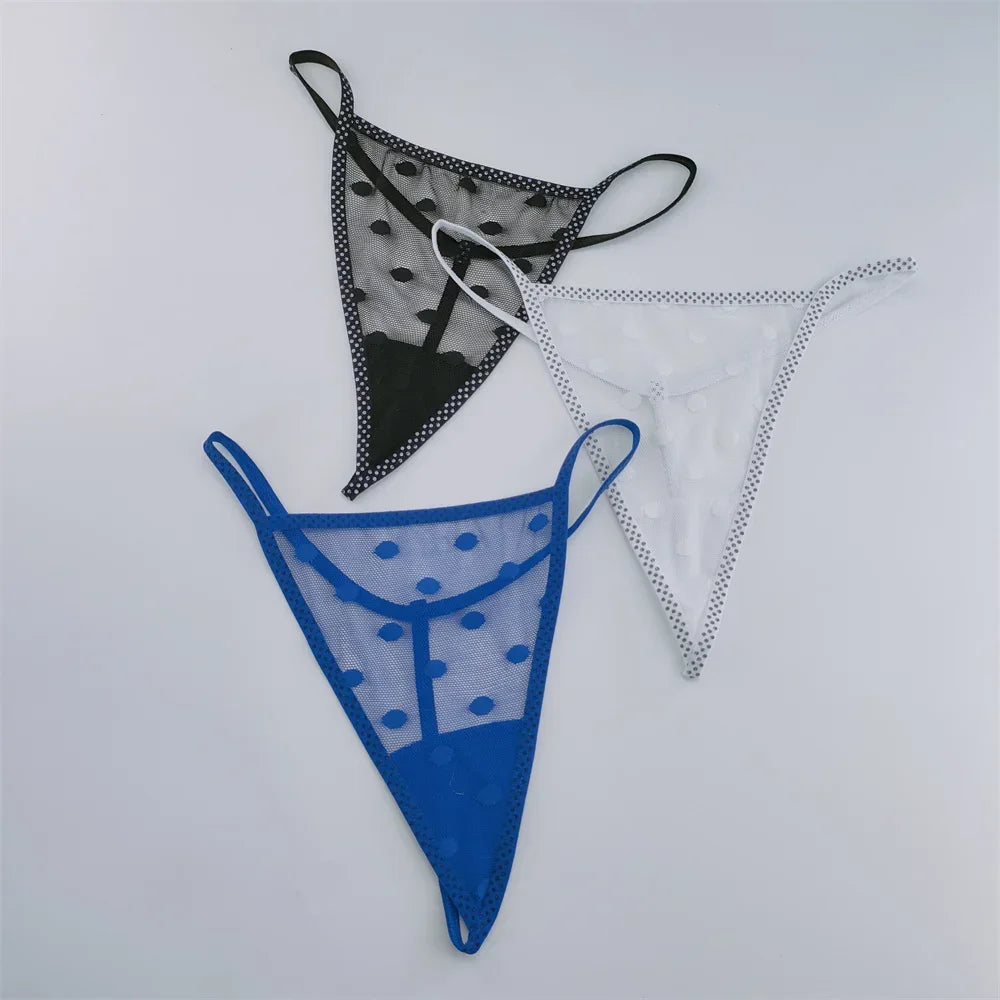 3pcs/pack Micro Transparent Thong - Empire P.E