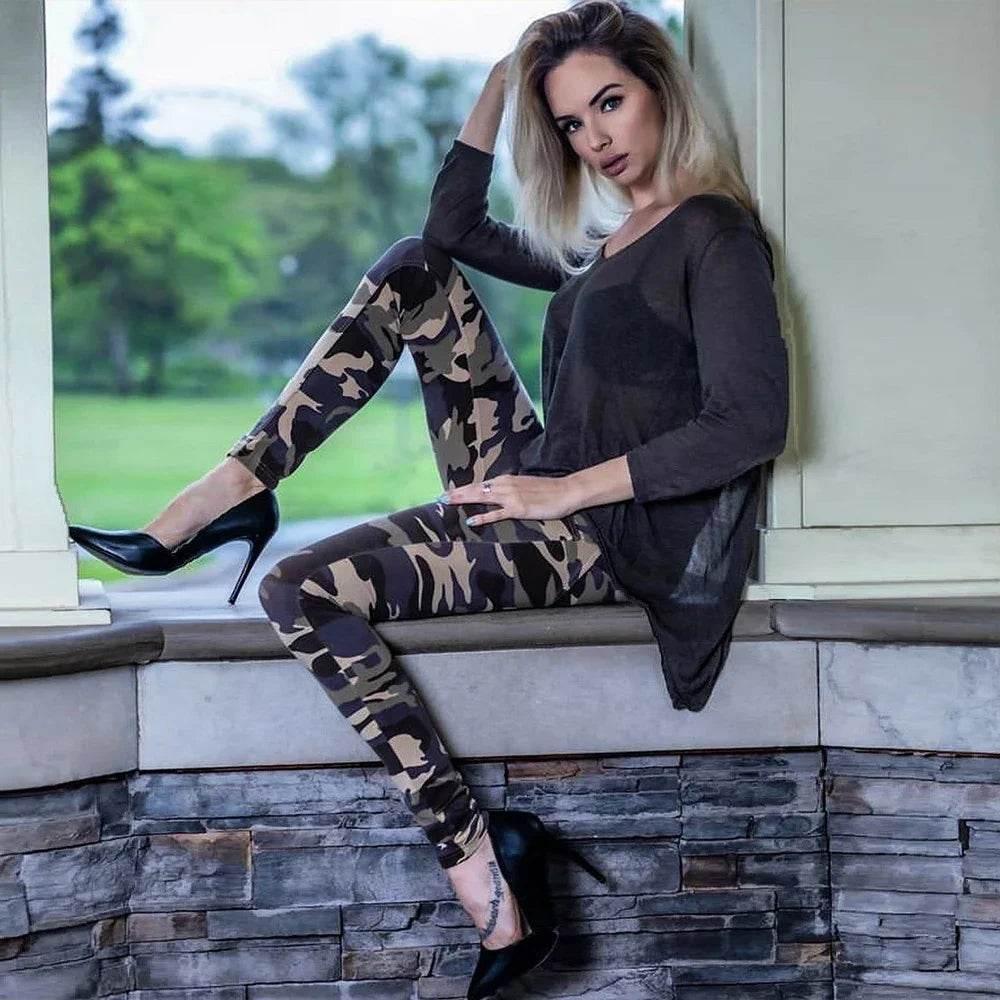 Camo Leggings Yoga Pants - Empire P.E