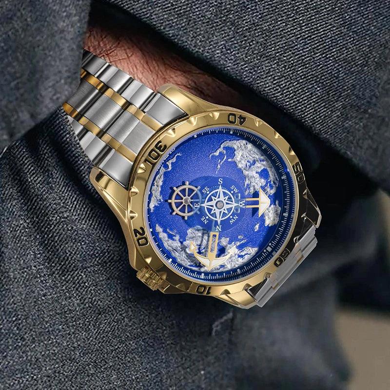 Men's Nautical Glowing Waterproof Mechanical Watch
