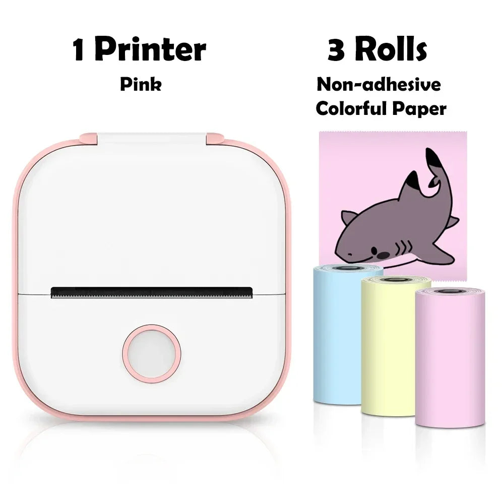 Portable Mini Wireless Thermal Pocket Printer Self-adhesive Stickers - Empire P.E