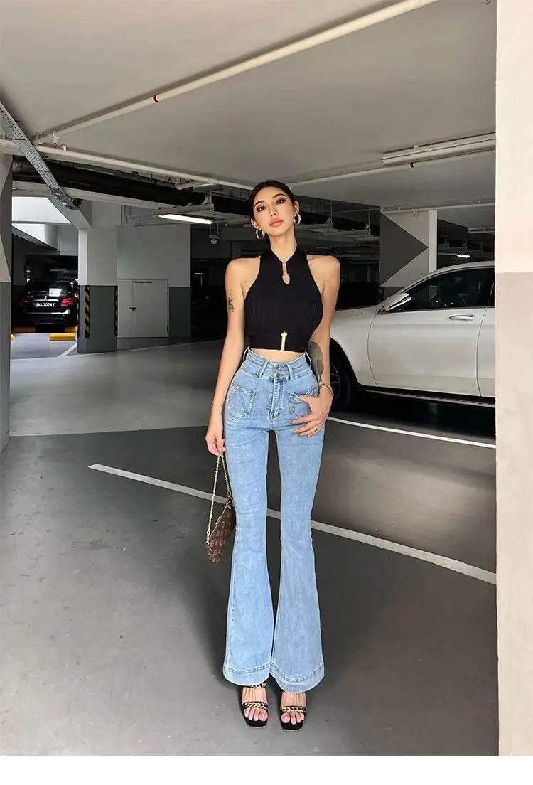 Women Sexy Tank Tops Chic Y2K Tops Halter Off Shoulder Tops Crop Tops Elastic Solid Tank Tops For Women Summer - Empire P.E