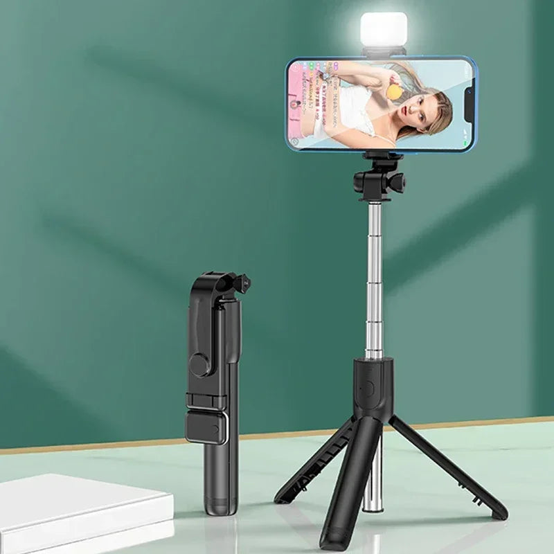 Selfie Stick Telescopic Travel Handheld Tripod Phone Stand