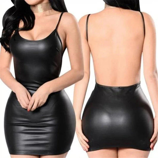 Leather Dress Backless - Empire P.E
