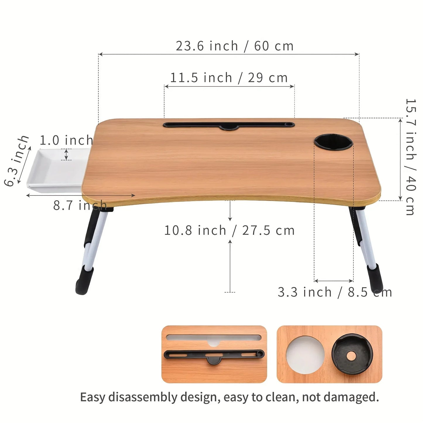 Extra-Large Portable Laptop Bed Desk - Empire P.E