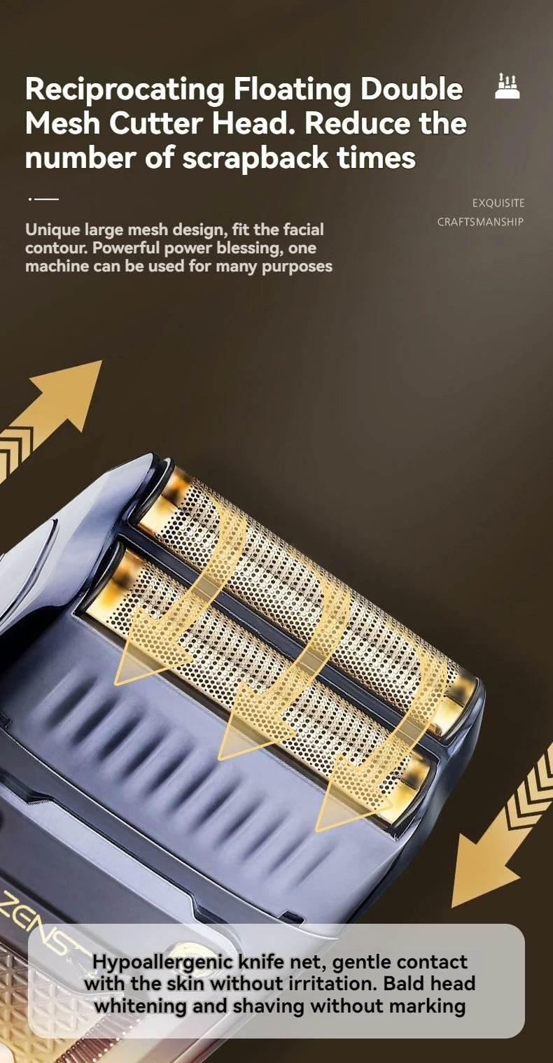 Men's shaver, practical oil head whitening device, hair cutting and shaving head divine tool, electric shaver special - Empire P.E