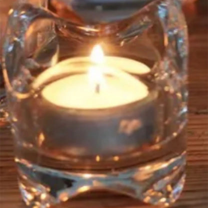 100 Packs Unscented Tea Lights Candles 4 Hour Smokeless