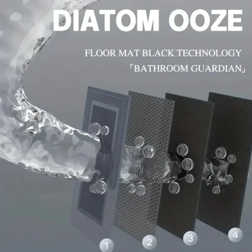 Mats Diatomite Bath Absorbent Anti Slip Floor Mat - Empire P.E