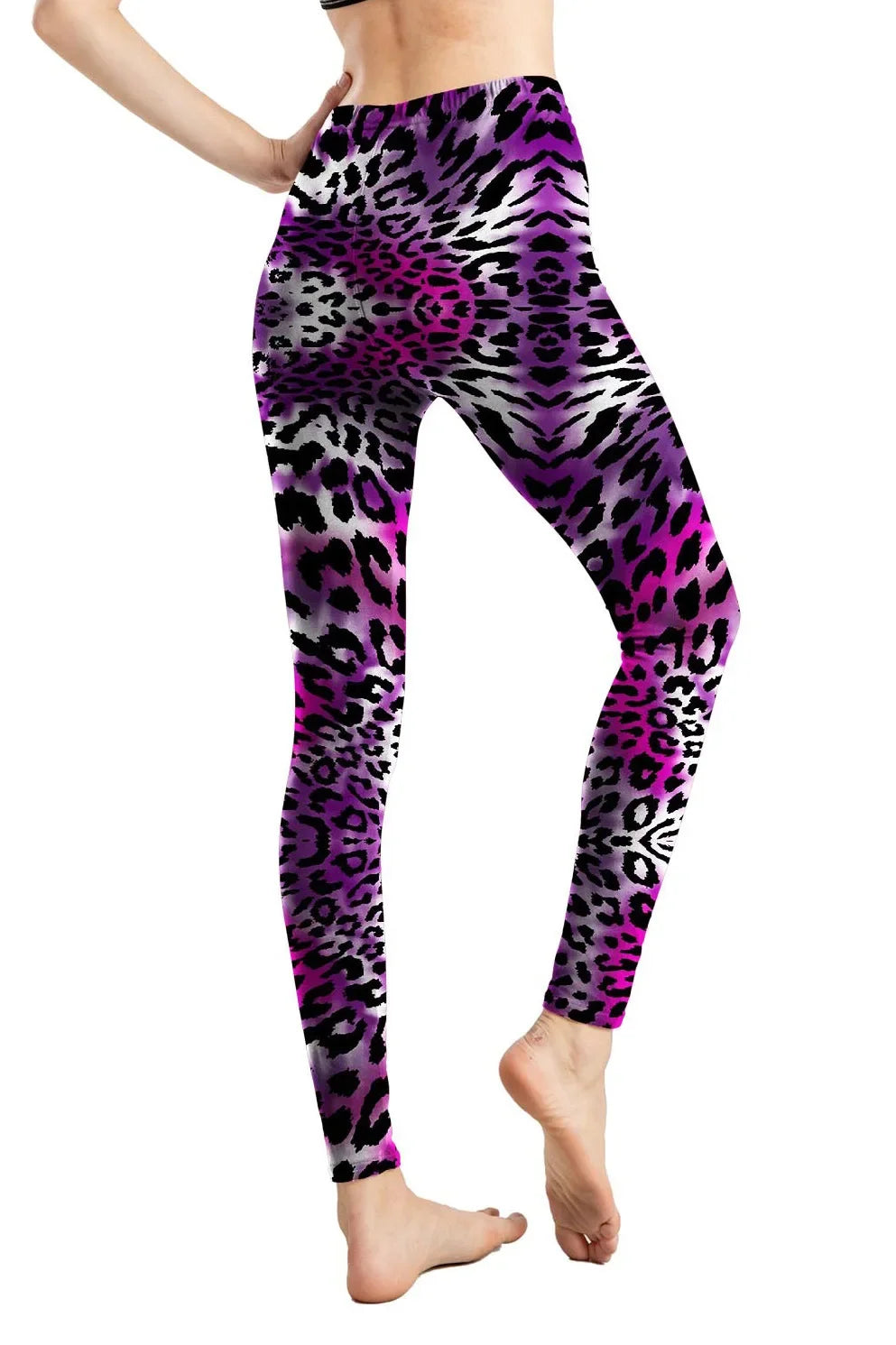 Leopard Leggings Printed High Waist - Empire P.E