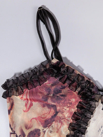 Summer Black Sheer Mesh Dress - Empire P.E
