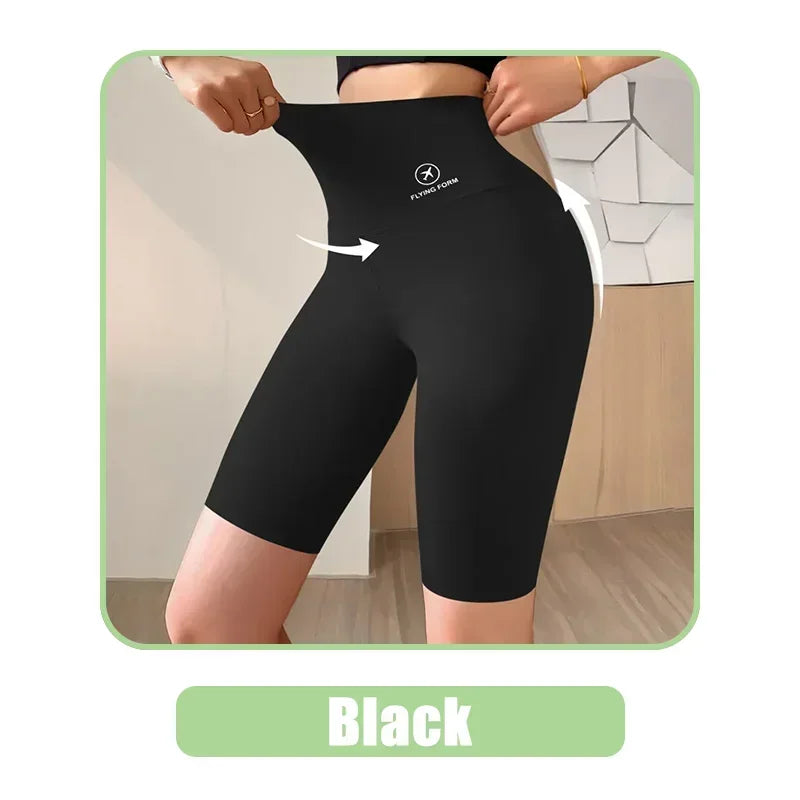 Seamless Women Sports Shorts High Waist Fitness Jogging Body Shaping Boxers Push Up Scrunch Butt Biker Slim Underwear - Empire P.E