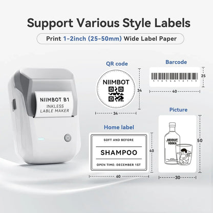 Portable Thermal Printer With Tapes 2 Inch Adhesive - Empire P.E