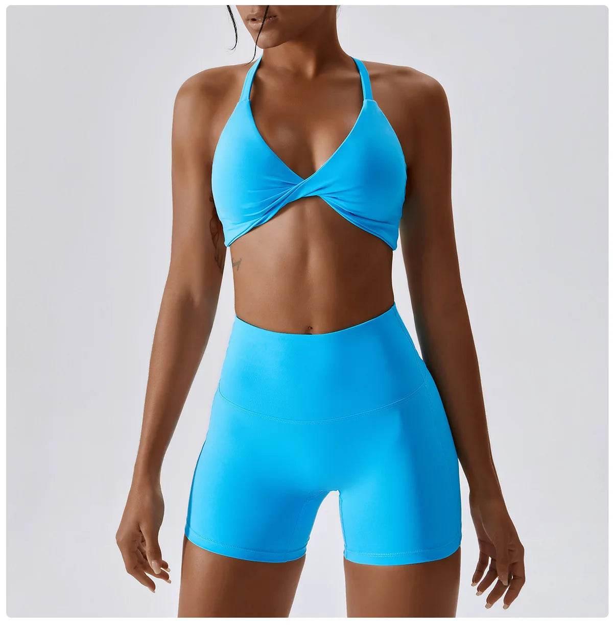 Yoga Set Women's Tracksuit Fitness Sports Set Workout Clothes For Women Gym Set Women Outfits Sports Bra Yoga Pants Yoga Suit - Empire P.E