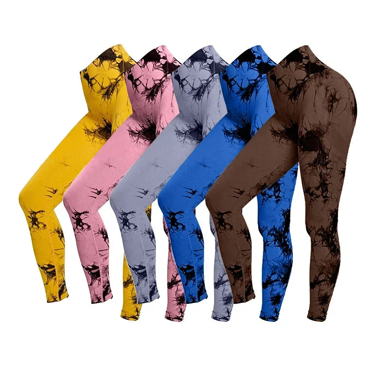 Tie Dye Yoga Pants Sport Leggings - Empire P.E
