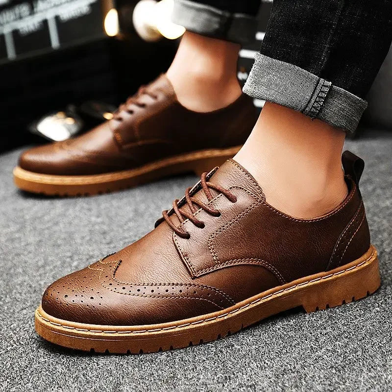 Lace Up Business Men's Formal Shoes