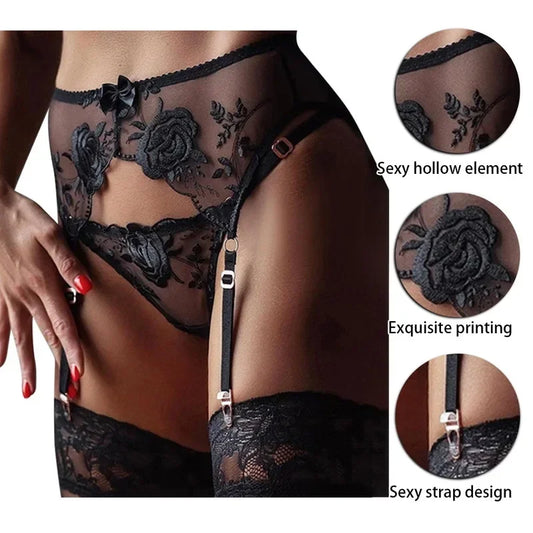 Women's Sexy Garter Belt Stockings - Empire P.E