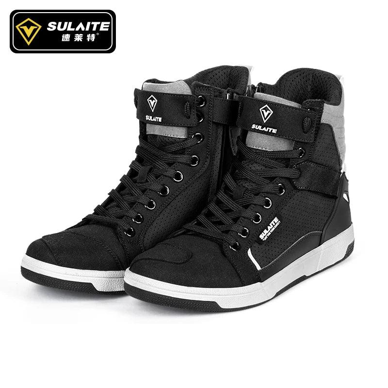 Motorcycle boots Breathable Anti-fall Rider Road Racing Casual Shoes - Empire P.E