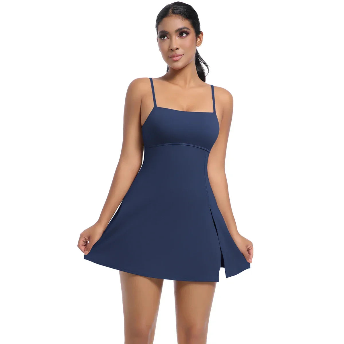 Women Yoga Tennis Skirts Gym Golf Running Sports Fitness Jumpsuit Skirt Sports Overalls Fitness Suits Gym Tracksuit Dance Skirt - Empire P.E