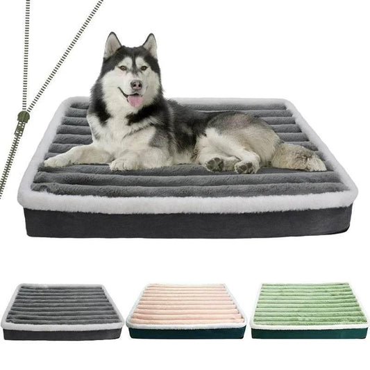 Dog Bed Mat with Zipper Remolvable Pet Mattress for Dog Sleeping Mat Washable Dog Mattress Pet Pad Cushion for Small Medium Pet - Empire P.E