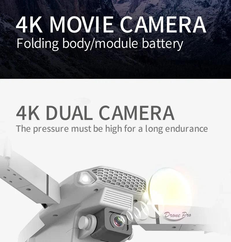 2025 New E88 Pro WIFI FPV Drone Wide Angle HD 4K 1080P Camera Height Hold RC Foldable Quadcopter Dron Helicopter Toys Gift - Empire P.E