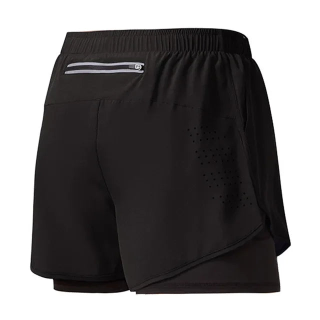 Sport Shorts Men Sportswear 2 In 1 Short - Empire P.E